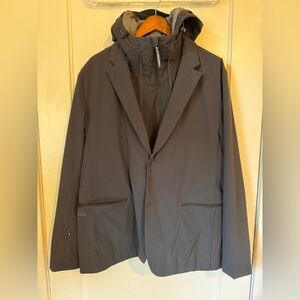 Lacoste 3-in-1 Water Resistant Jacket – Size L / 54 – Dark Navy